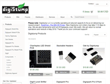 Tablet Screenshot of digistump.com